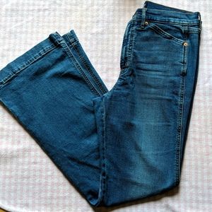 ❌SOLD❌GAP 8/29R flare jeans, high waisted medium indigo wash